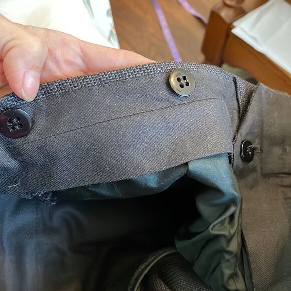 Joseph Abboud black wool suit - Picture 11 of 16